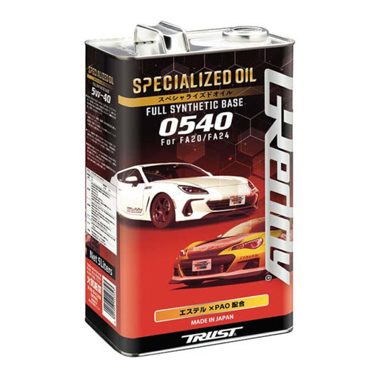 GReddy 0540 Specialized 5W40 Engine Oil for FA20 & FA24 (5L, GT86 / GR86 & BRZ )