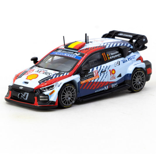 Tarmac Works 1/64 - Hyundai i20 N WRC - Rallye MonteCarlo 2024 Winner - Thierry Neuville