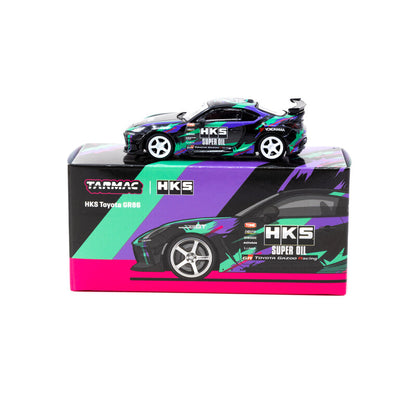 Tarmac Works 1/64 - HKS Toyota GR86 | Black
