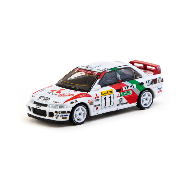 Tarmac Works 1/64 - Mitsubishi Lancer Evolution II | Rally of Monte Carlo 1995