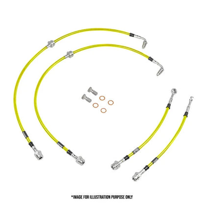 Braided Brake Hose Lines Kit Goodridge Abarth 500